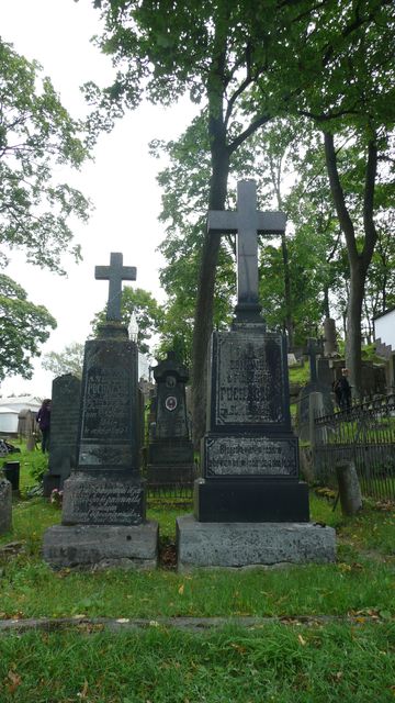Tombstone of Dominika Puchalska, Ross cemetery in Vilnius, state of 2013
