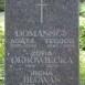 Fotografia przedstawiająca Tombstone of Irena Bluwas, Zofia Dębowiecka, Agata Domańska and Teodor Domański