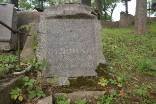 Nagrobek Władysława Bykowskiego, cmentarz na Rossie w Wilnie, stan z 2013