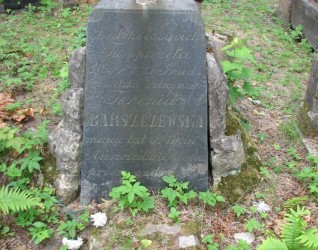 Nagrobek Teresy Barszczewskiej, cmentarz na Rossie w Wilnie, stan na 2013 r.