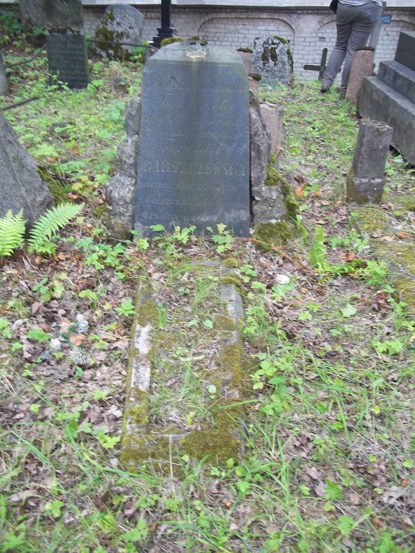 Tombstone of Teresa Barszczewska, Rossa cemetery in Vilnius, as of 2013.