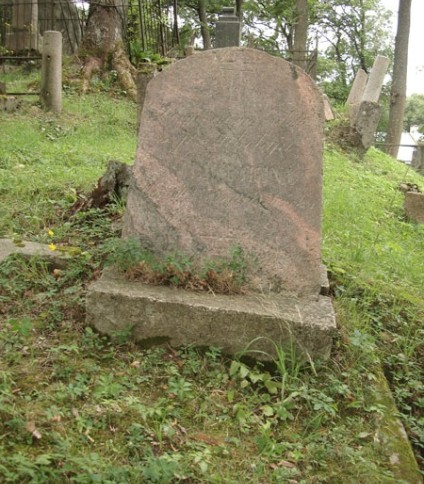 Nagrobek Mikołaja Naliwajkina, cmentarz Na Rossie w Wilnie, stan z 2013