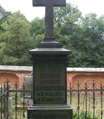 Nagrobek Heleny Januszkowskiej, cmentarz na Rossie, stan z 2013 roku