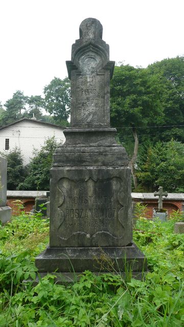 Tombstone of Waclawa Korotkevich, Napoleon and Konstanty Raszanowicz, Wanda and Zbigniew Szarski, Rossa cemetery in Vilnius, state before 2013