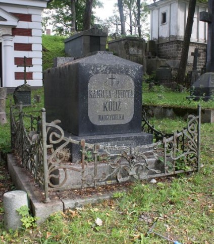 Nagrobek Kamili Kodź, cmentarz na Rossie w Wilnie, stan z 2013