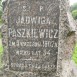 Fotografia przedstawiająca Tombstone of Jadwiga and Waclaw Paszkiewicz