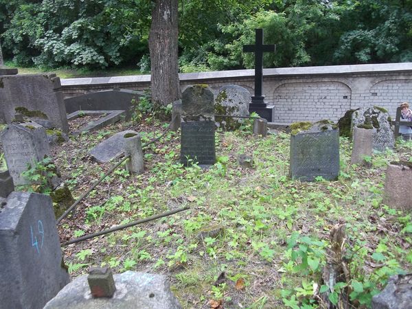 Tombstone of Johanna Mackiewicz, Ross cemetery in Vilnius, as of 2013.