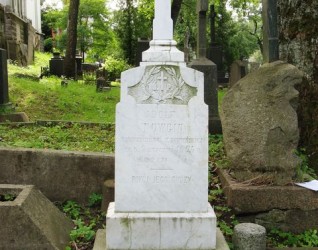 Nagrobek Adolfa Towgina, cmentarz na Rossie w Wilnie, stan z 2013