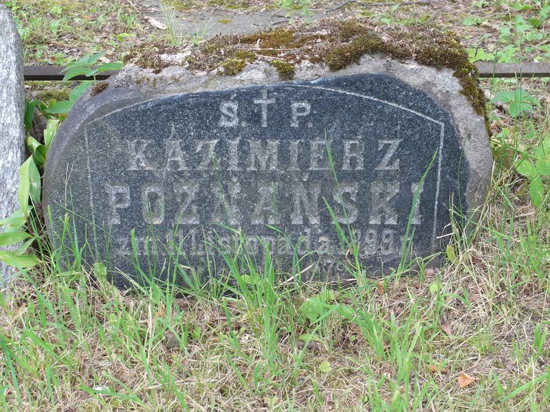 Надгробок Казимира Познанського, цвинтар Росса у Вільнюсі, 2015 рік