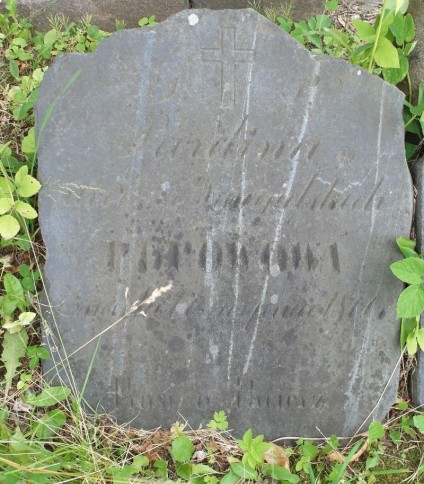 Nagrobek Pauliny Popow, cmentarz na Rossie w Wilnie, stan z 2015