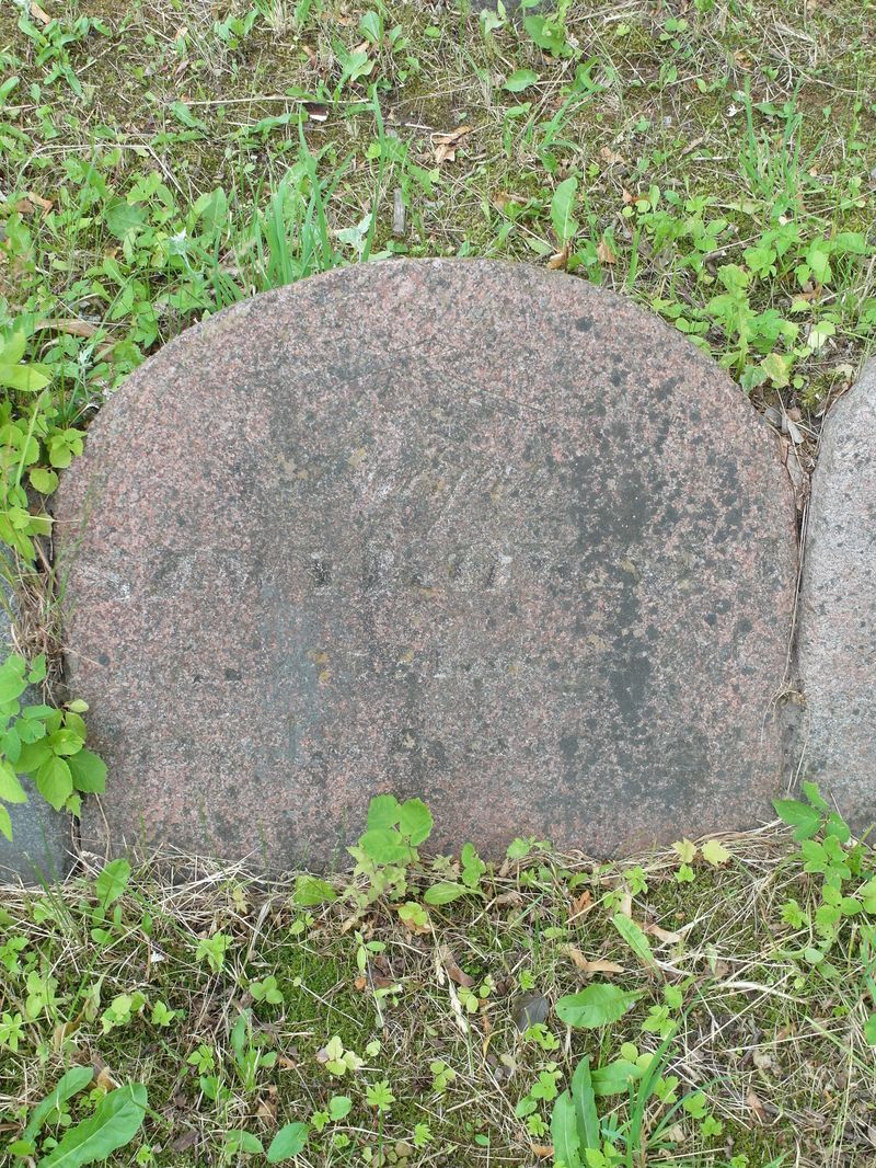 Tombstone of Lucjan Szwykowski, Rossa cemetery in Vilnius, state 2015