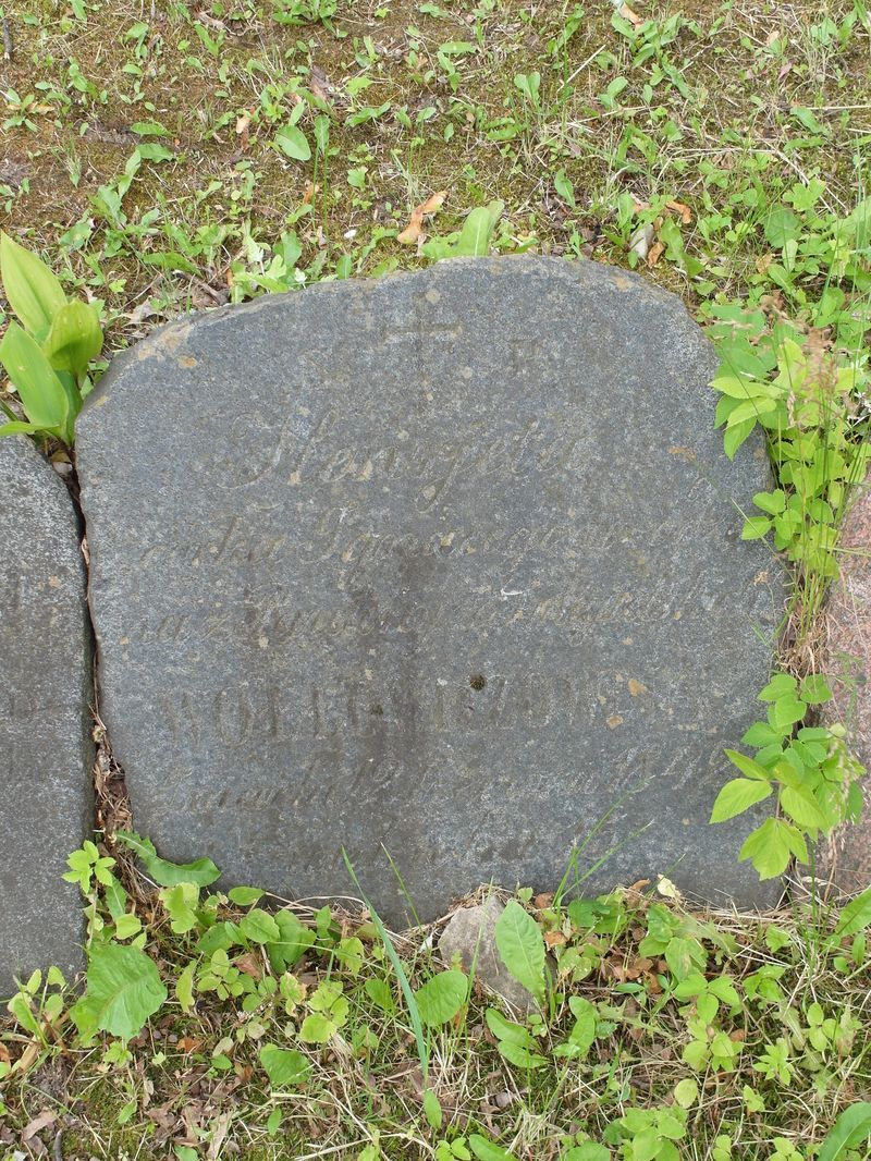 Tombstone of Henrietta Vollowicz, Ross Cemetery, Vilnius, 2015