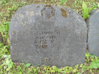 Nagrobek Daniela Buczyńskiego, cmentarz na Rossie w Wilnie, stan z 2015