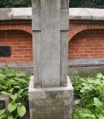 Nagrobek rodziny Łosskich, cmentarz na Rossie, stan z 2013 roku