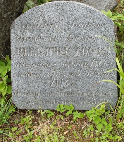 Nagrobek Franciszki Berkiewicz, cmentarz na Rossie w Wilnie, stan z 2015