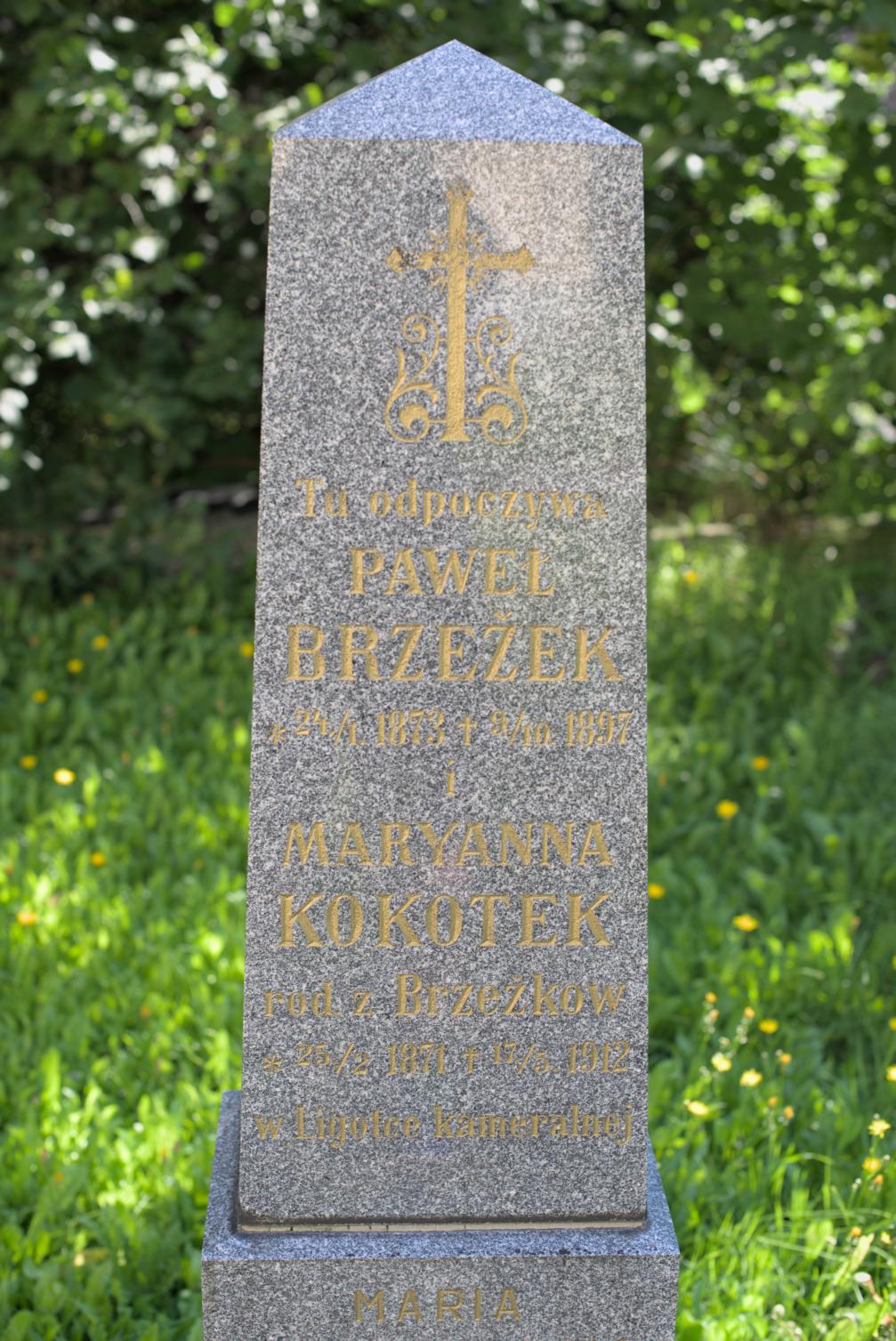 Photo montrant Tomb of the Brzezek and Kokotek families [Kokietek].