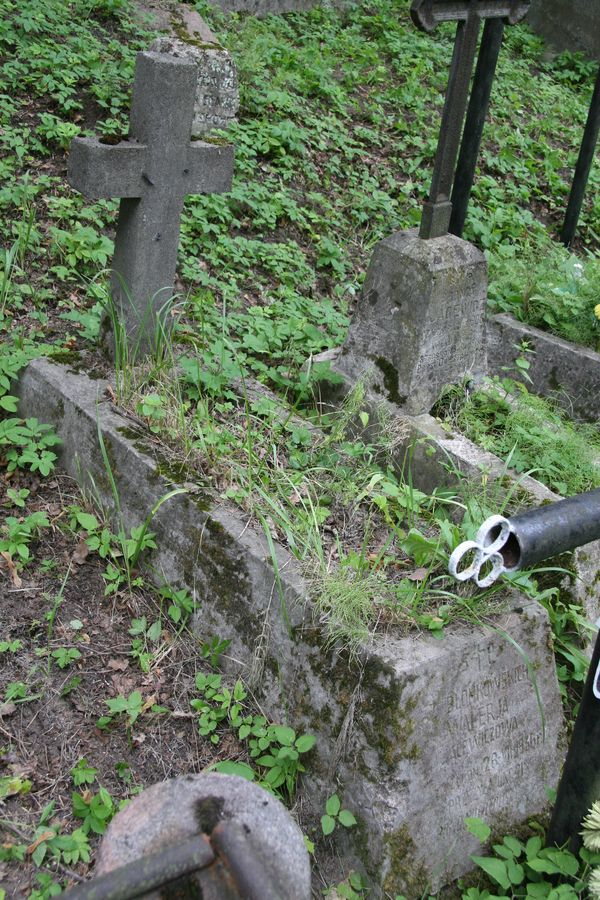 Tombstone of Valeria Jacewicz, Rossa cemetery in Vilnius, as of 2013