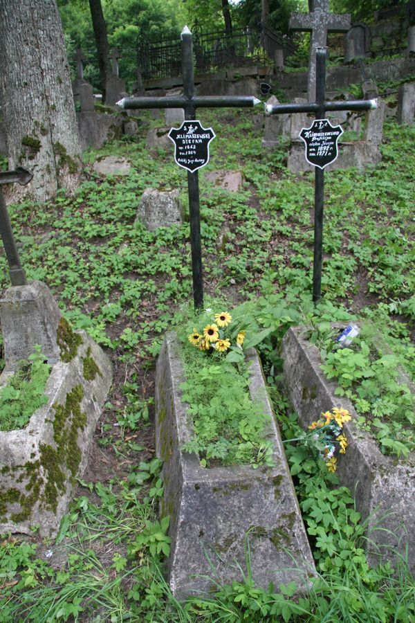 Tombstone of Stefan Klimaszewski, Rossa cemetery in Vilnius, as of 2013