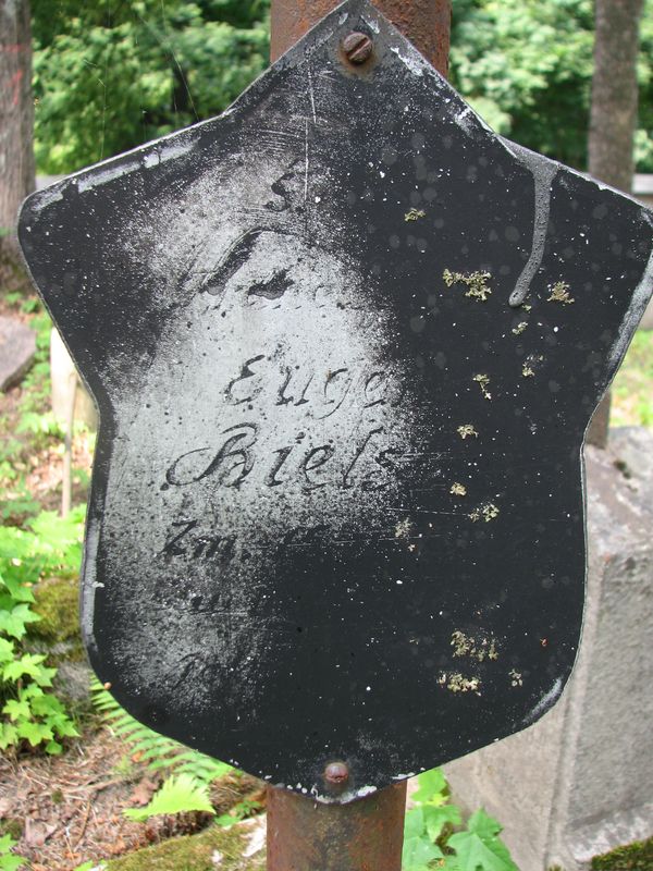 Tombstone of Eugenia Bielski, Ross cemetery in Vilnius, as of 2013.