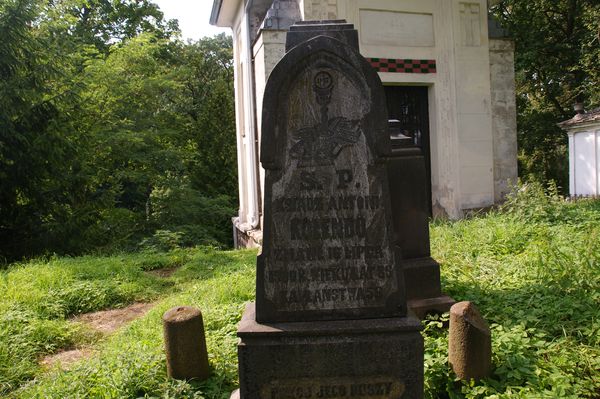 Tombstone of Antoni Kolendo, Na Rossie cemetery in Vilnius, as of 2013