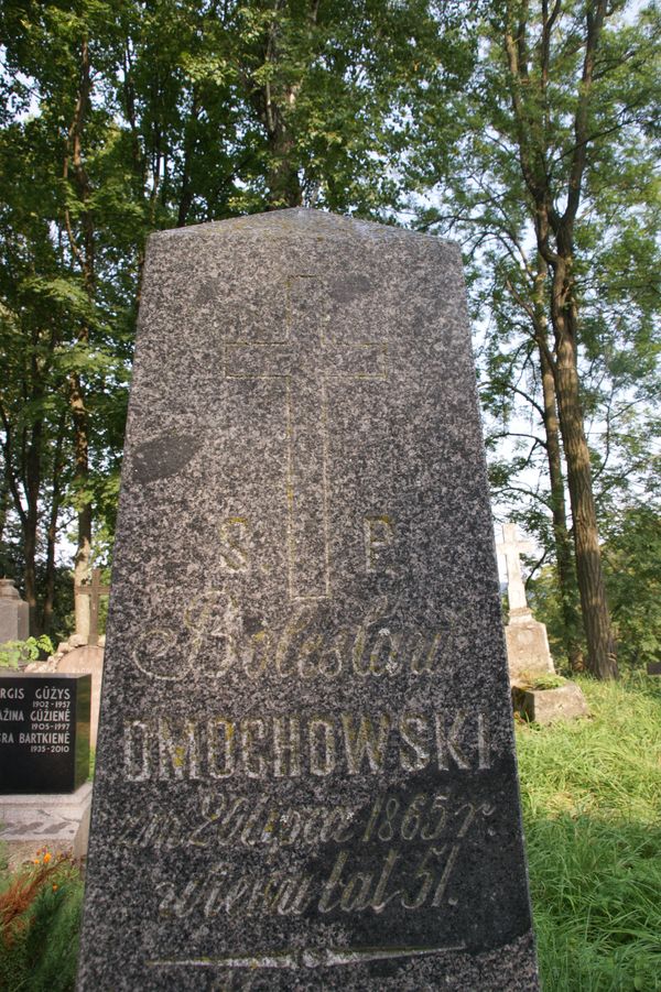 Tombstone of the Dmochowski family, Na Rossie cemetery in Vilnius, as of 2013