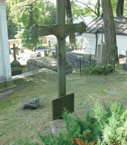 Nagrobek Katarzyny Szadurskiej, cmentarz Na Rossie w Wilnie, stan z 2013