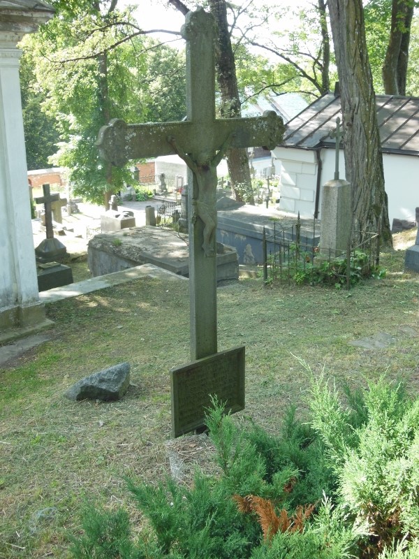 Tombstone of Katarzyna Szadurska, Na Rossie cemetery in Vilnius, as of 2013