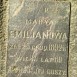 Fotografia przedstawiająca Tombstone of Maria Emiljan