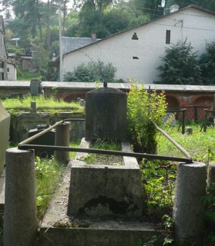 Nagrobek Ludwika Lewandowskiego, cmentarz na Rossie w Wilnie, stan przed 2013