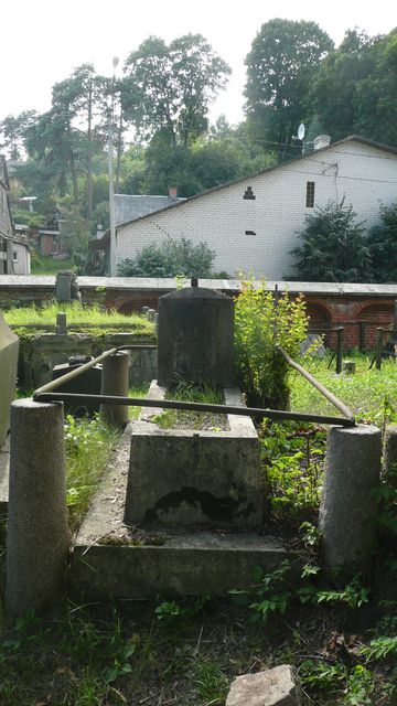 Tombstone of Ludwik Lewandowski, Ross Cemetery in Vilnius, state before 2013