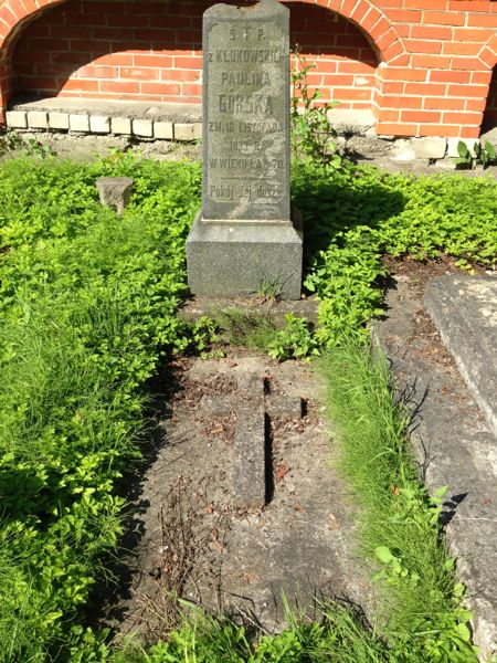 Tombstone of Paulina Gorska, Ross cemetery, as of 2013