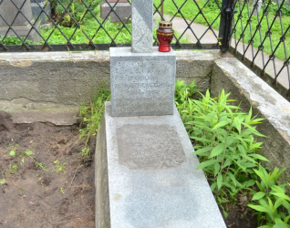 Nagrobek Ludwiki Gorżałkównej i Stanisławy Pietraszkiewiczówny, cmentarz na Rossie w Wilnie, stan z 2013