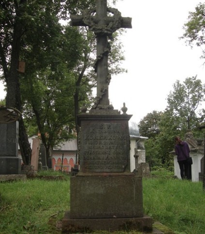 Nagrobek Katarzyny Korsak, cmentarz Na Rossie w Wilnie, stan z 2013