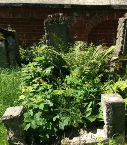 Nagrobek Stefanii i Zofii Kasprow, cmentarz na Rossie, stan z 2013 roku