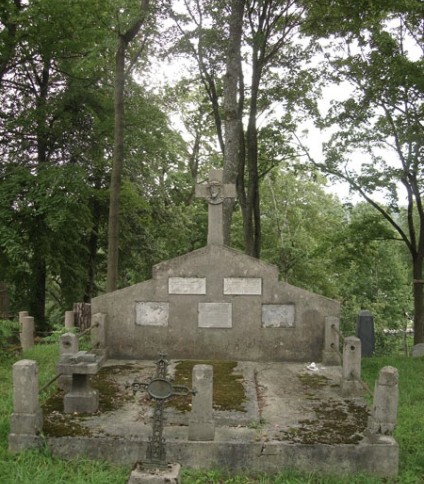 Grobowiec rodziny Nagrodzkich, cmentarz Na Rossie w Wilnie, stan z 2013