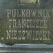 Fotografia przedstawiająca Nagrobek Franciszka Niedźwiedzkiego