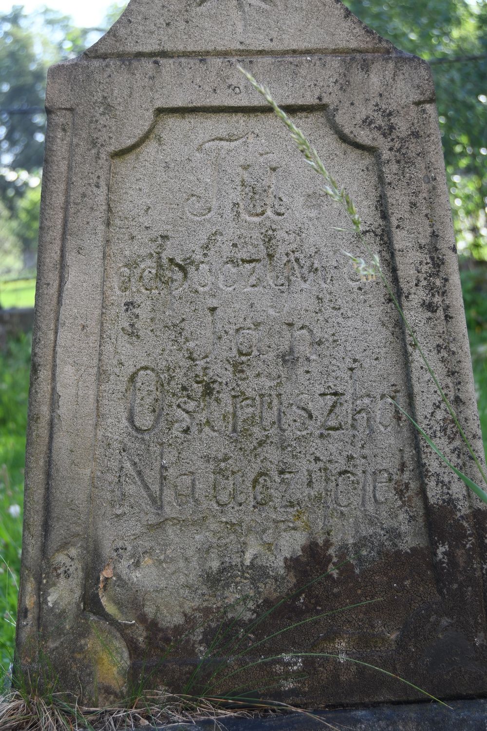 Photo montrant Tombstone of Jan Ostruszka