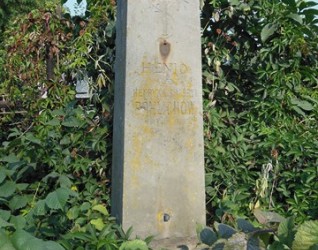 Nagrobek Henryka Pöhlicha, cmentarz w Tarnopolu, stan z 2016 roku