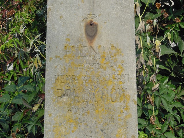 Tombstone of Henrik Pöhlich, Ternopil cemetery, as of 2016