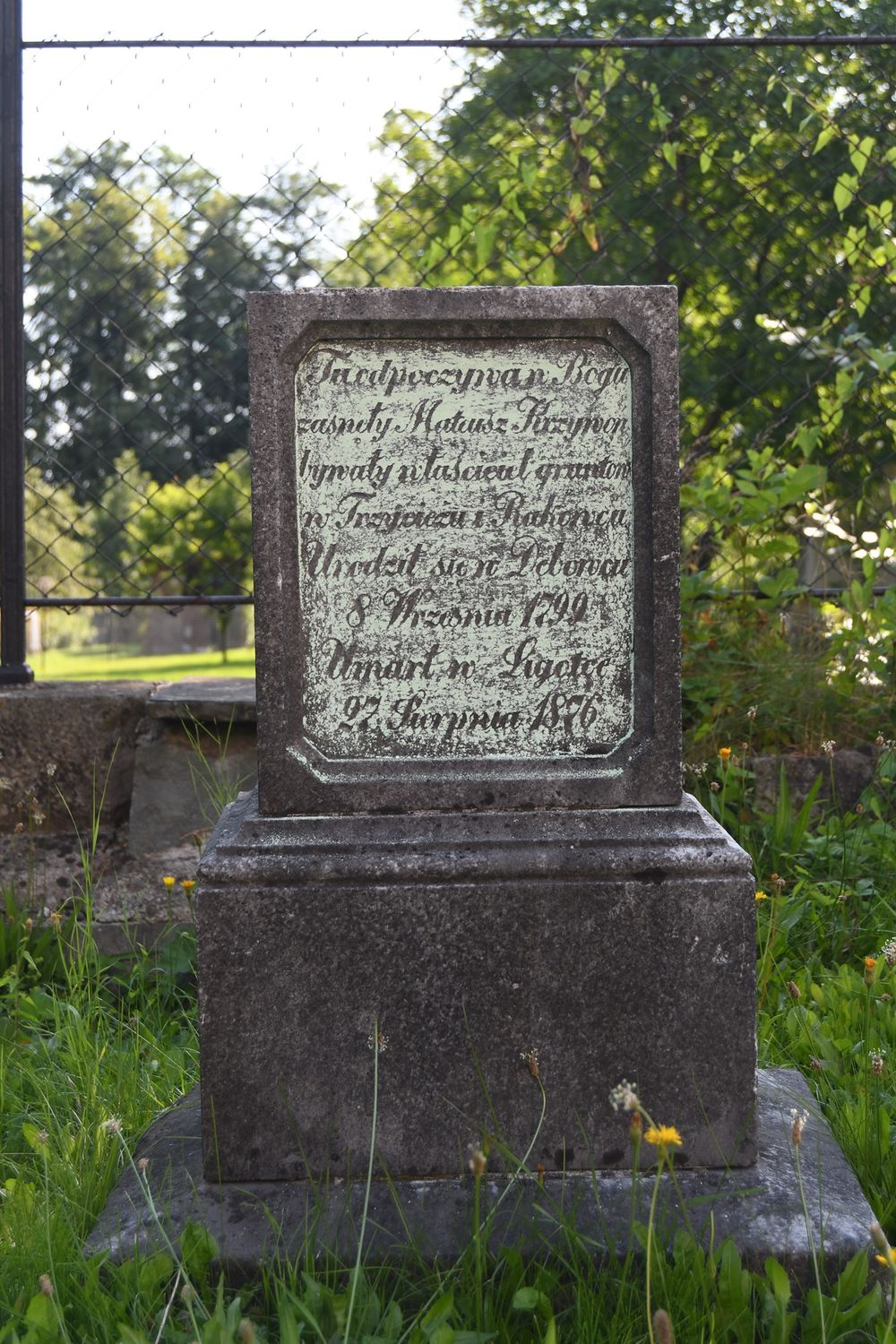 Photo montrant Tombstone of Mateusz Krzywoń