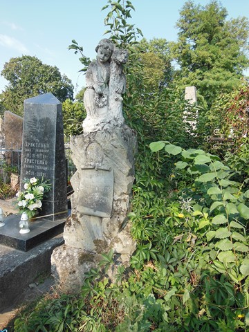 Tombstone of Lech Perekładowski, Ternopil cemetery, state of 2016