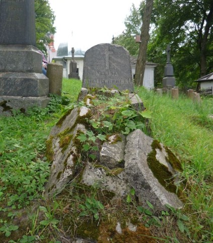 Nagrobek Marii Kozakiewicz, cmentarz Na Rossie w Wilnie, stan z 2013