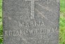 Fotografia przedstawiająca Tombstone of Maria Kozakiewicz