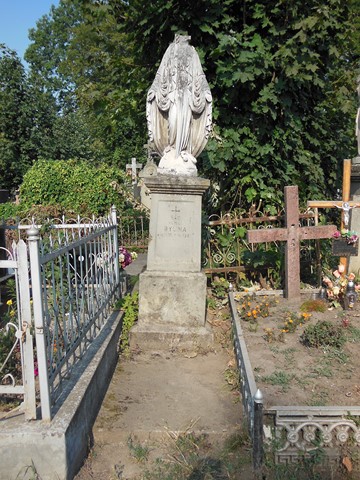 Nagrobek Sabiny Bylina, cmentarz w Tarnopolu, stan z 2016 roku