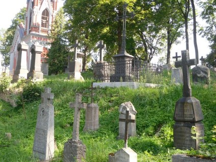 Nagrobek Sławomira Ottowicza, cmentarz na Rossie w Wilnie, stan przed 2013