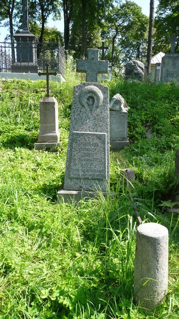 Tombstone of Stanislawa Zdonek, Rossa cemetery in Vilnius, state before 2013