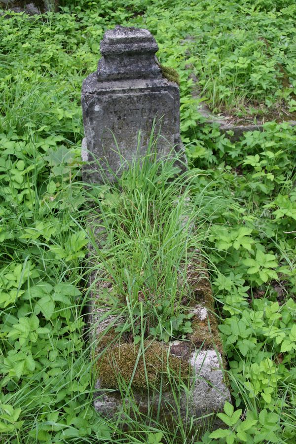 Tombstone of Piotr Urban from the Ross Cemetery in Vilnius, as of 2013.