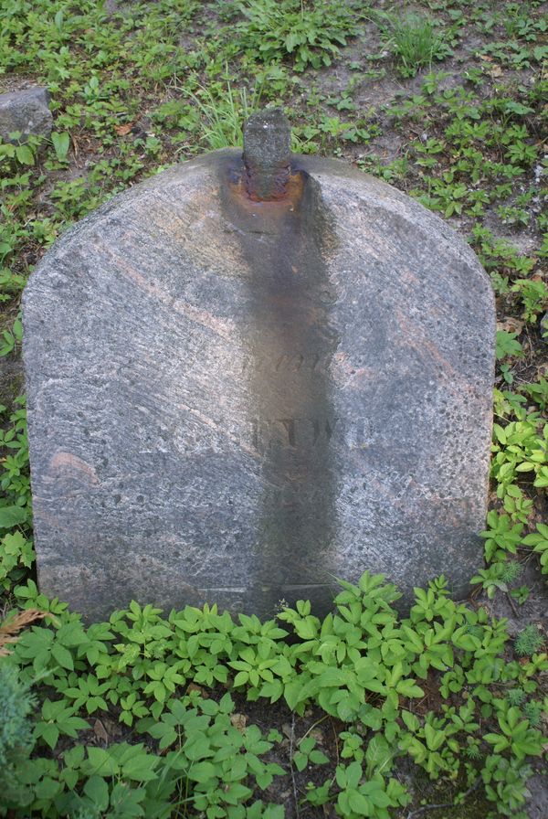 Tombstone of Vincent Kobeywo, Ross cemetery in Vilnius, as of 2013.