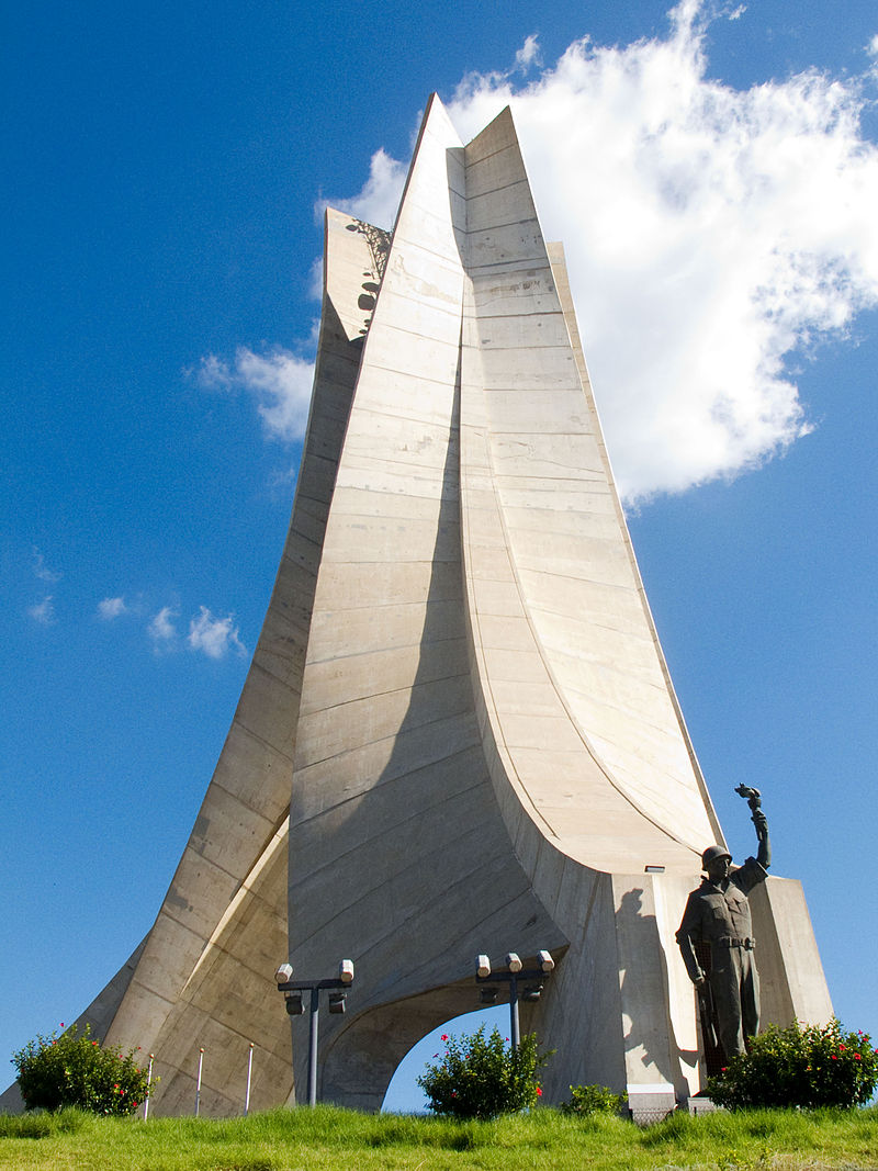 Monument to Glory and Martyrdom in Algiers, as of 2010.