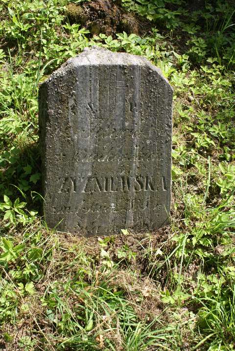 Tombstone of Felicia Zyaznevskaya, Ross cemetery in Vilnius, as of 2013.